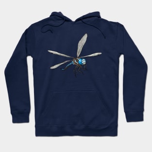 Blue-eyed Darner Dragonfly, Flying Hoodie